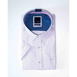 Chemise manches courtes à motif