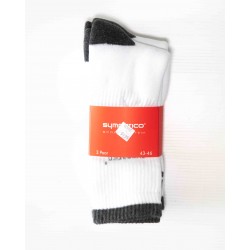 Pack 3 Chaussettes Sympatico Sport Blanc