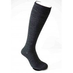 Pack 2 Mi-bas mélange Coton / Laine Gris Anthracite