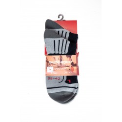 Pack 2 Chaussettes Sympatico Courtes de Sport Noir