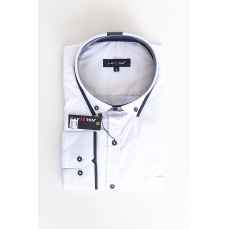 Chemise manches longues Cap10Ten Blanche