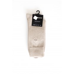 Pack 2 Chaussettes Sympatico Motif Beige