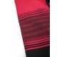 Sweat Hajo noir/rouge rayé Stay Fresh