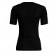 Tee-shirt dentelle Con-ta Laine/Modal Noir