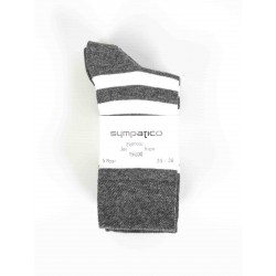 Pack 5 Sympatico Woman Socks Gray