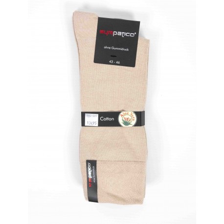 Pack 2 Chaussettes Sympatico Coton Beige