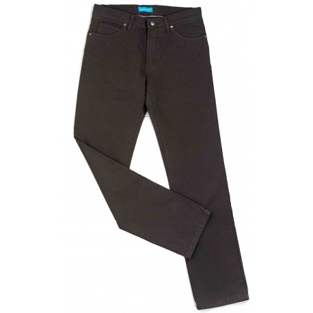 Pantalon TCH toile 5 poches Chocolat