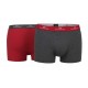 Boxer Pack X2 Gotzburg Uni Gris/Rouge