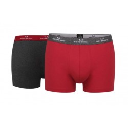 Boxer Pack X2 Gotzburg Uni Gray / Red