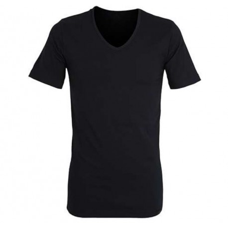 Maillot de Corps Manches Courtes Invisbile - Noir