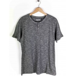 Tee-shirt Blue Seven Homme Gris Rayé/Chiné