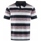 Polo Hajo sans repassage Fantaisie Bleu/Blanc