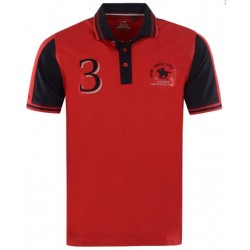 Polo Hajo Stay fresh Rugby Rouge