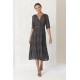 Azay Kleid Frauen Navy Blue Dots