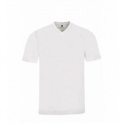 T-shirt - Pack de 2 col V Blanc Hajo