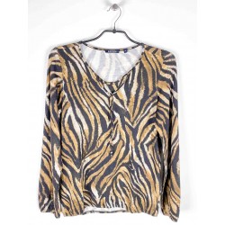 Tee-shirt Blue Seven Femme Leopard