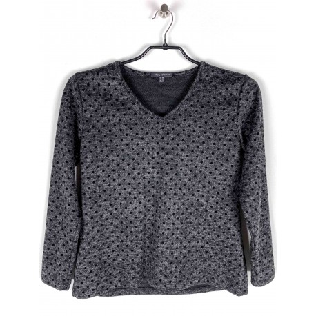 Pull Azay à pois Noir