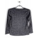 Pull Azay à pois Noir