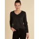 Pull Azay à pois Noir