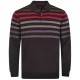 Polo Hajo manches longues Uni Noir