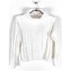 Pull Blue Seven Maille chenille Blanc