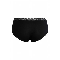 Slip Con-ta Hiptser dentelle Noir