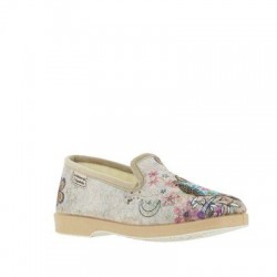 Pantoufle fantaisie Laine Hiboux