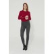 Pull Azay maille uni Rouge