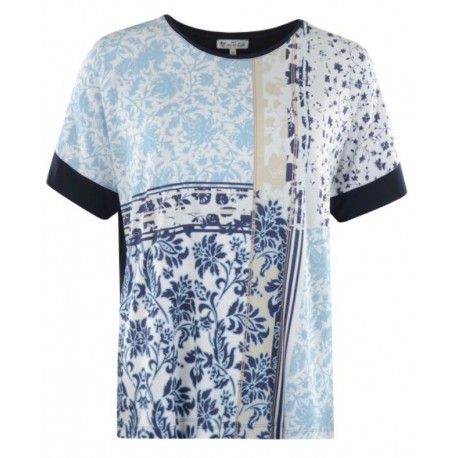 Tee-shirt Hajo "Joy Of Life" Fantaisie Bleu