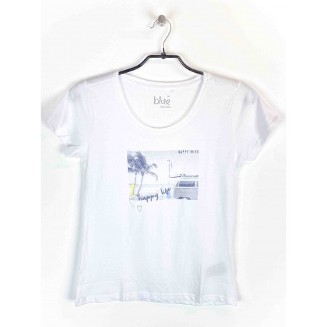 Blue Seven Damen T-Shirt Giraffenmuster