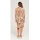 Azay Dress Women Navy Blue Dots