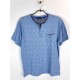 Tee Shirt Blue Seven Henley Bleu