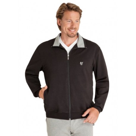 Gilet Hajo sweat homme noir