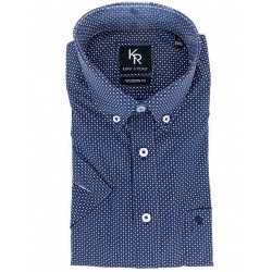 Chemise manches courtes King's Road Micro-Motif