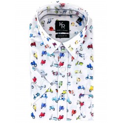 Chemise manches courtes King's Road Vespa