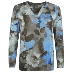 Tee-shirt Hajo "Joy Of Life" Femme Bleu