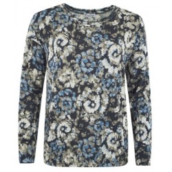 Tee-shirt Hajo "Joy Of Life" Femme Bleu