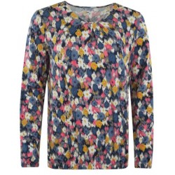 Tee-shirt Hajo "Joy Of Life" Femme Rose/Jaune