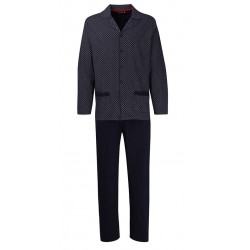 GÖTZBURG Pyjamas mit Knöpfen Marine