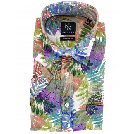 Chemise manches courtes King's Road Fantaisie