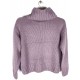 Pull Blue Seven Maille Lila