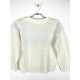 Pull Blue Seven Maille Blanc