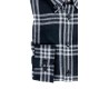 Chemise King's Road Flanelle Carreaux Noir