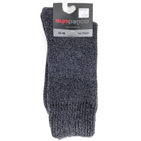 Pack 2 Chaussettes Sympatico Bouclettes Bleu Jeans