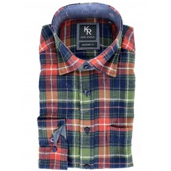 Chemise King's Road Flanelle Orange