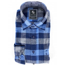 Chemise King's Road Flanelle Bleu