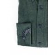 Chemise King's Road Flanelle Uni Vert