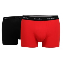 Boxer Pack X2 Ceceba Uni Noir/Rouge