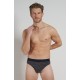 Brief Pack X2 Gotzburg Striped Fantasy Navy / Plain Navy