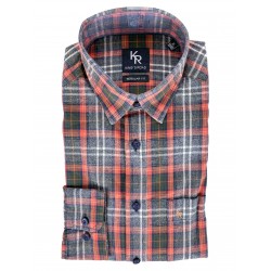 Chemise King's Road Flanelle Orange